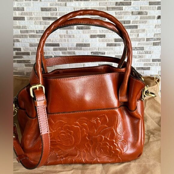 Patricia Nash "The Ashford tooled floral" bag NEW - Picture 1 of 17